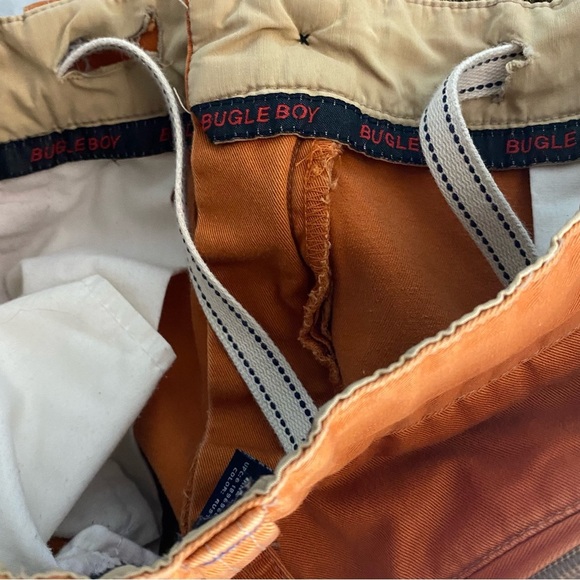 Vintage Cargo Shorts Bugle Boy Size 34 Burnt Orange Baggy 90s Skater Grunge Y2K - Picture 6 of 11